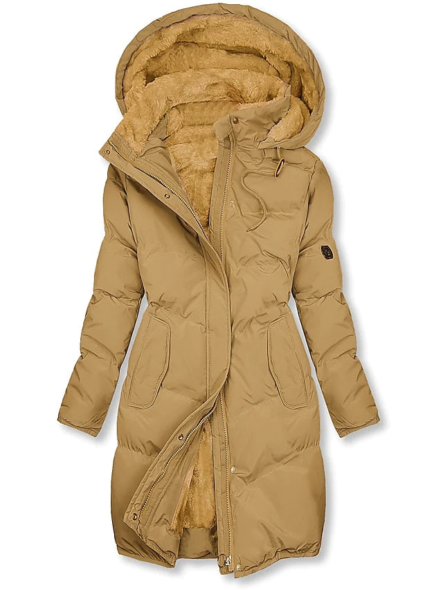 Antonella Manteau Femme Hiver – Modèle Chaud Isolé avec Doublure &amp; Fermeture Zippée