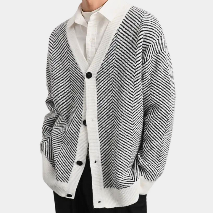 Étienne - Cardigan Décontracté Tricot Homme