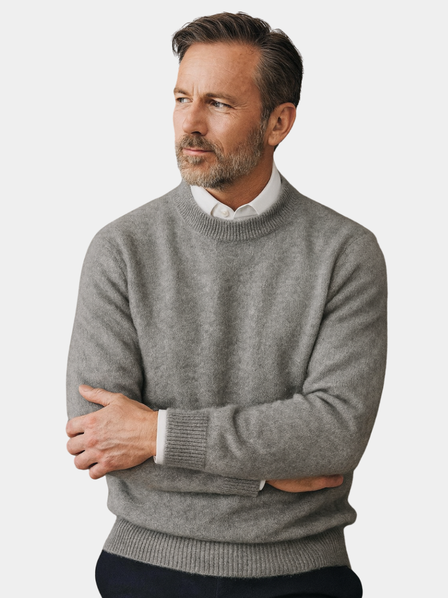 Raphaël – Pull homme en cachemire élégant - Auvoire Paris