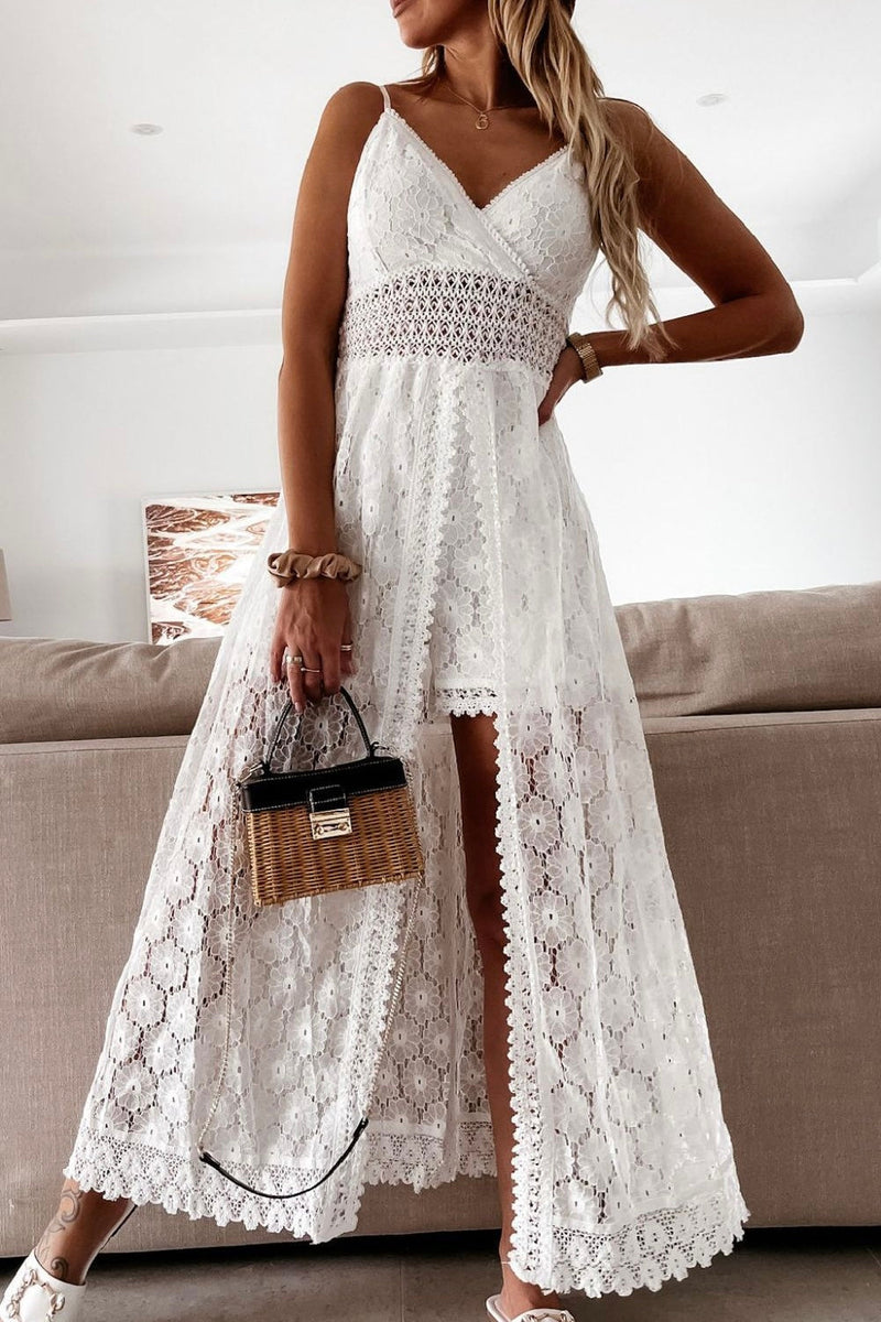 Amélie - Robe Maxi Boho Imprimé Ikat Femme