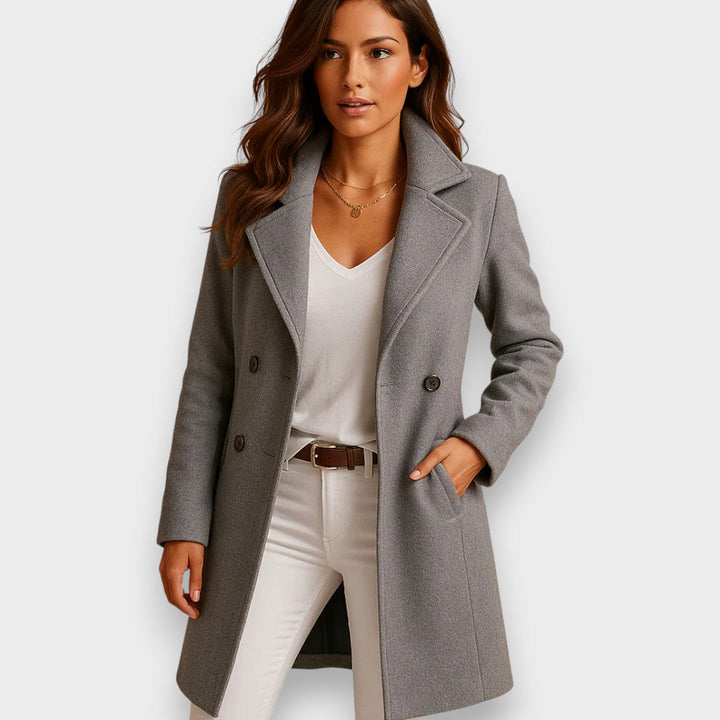 Aliénor | Femme Chic Cintré Hiver Manteau