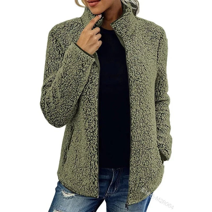 Neriah Veste Femme – Polaire d’Hiver Chic &amp; Chaude, Élégante et Confortable