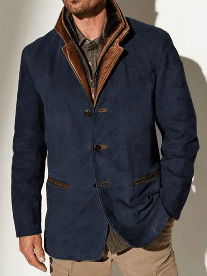 Vern Veste Homme – Veste en Cuir Vintage Élégante &amp; Durable au Style Intemporel