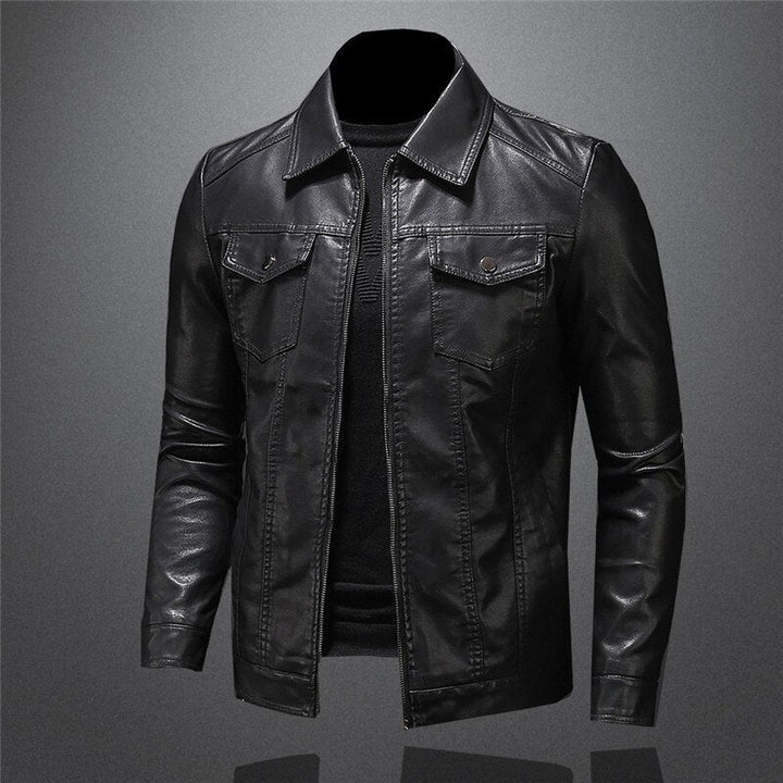 Robert Veste Homme en Cuir Premium – Style Intemporel, Résistant &amp; Élégant